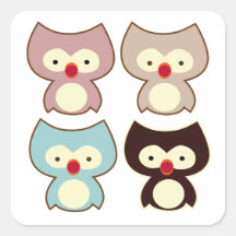 cute owl stickers