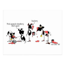 Cute Painting Paint Horse Cartoon Postcard