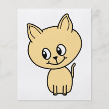 Cute Pale Amber Kitten. Flyers