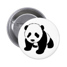 Cute panda buttons