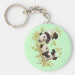 Cute Pandas Key Chain