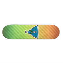 Cute Peacock Design Skateboards