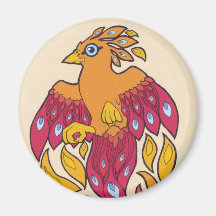 Cute Phoenix Magnets