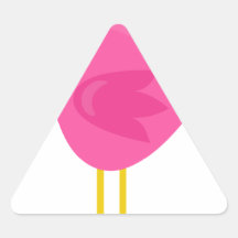 Cute Pink Bird Sticker