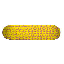 Cute Pink Doughnuts Skateboard