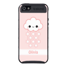 Cute Pink Snow Cloud Cases For iPhone 5