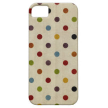 cute rainbow polka dot pattern iPhone 5 case