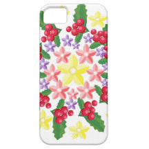 Cute Red Berry Garland Pattern Case For The iPhone 5