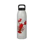 Cute red crab reusable water bottles