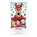 Cute Reindeer Christmas Photo Card