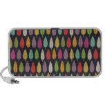 Cute retro forrest trees doodle speaker