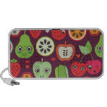 Cute retro happy smiling doodle speaker