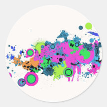 cute round stickers