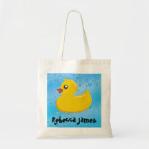 Cute Rubber Ducky/Blue Bubbles Bags