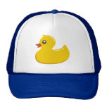 Cute Rubber Ducky/Blue Bubbles Mesh Hat
