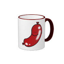 Cute sausage mug