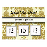 CUTE Save the Date Custom Calandar Postcard