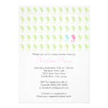 Cute Seahorse Girl Boy Multiple Baby Shower Invites