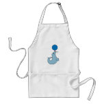 cute seal with ball apron