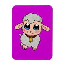 Cute Sheep Flexible Magnets