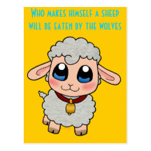 Cute Sheep Postcards