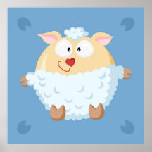 Cute sheep print