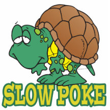 cute silly slow poke turtle cartoon photo cut out