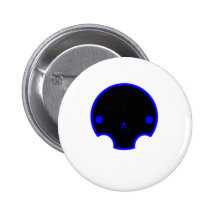 cute skull design pinback buttons