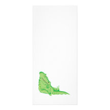 cute sleeping alligator custom rack cards