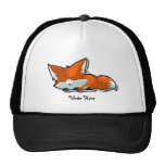Cute Sleeping Fox Custom Hat