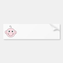 Cute Smiling Baby. Bumper Sticker