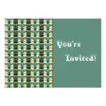 Cute Snowmen Pattern Personalized Announcements