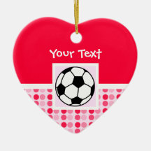 Cute Soccer Ball Christmas Tree Ornaments