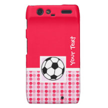 Cute Soccer Ball Droid RAZR Cases