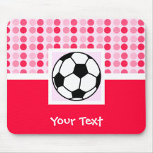 Cute Soccer Ball Mouse Pads