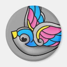 cute swallow magnets