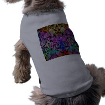 Cute Trendy Watercolor Floral Dog Clothes