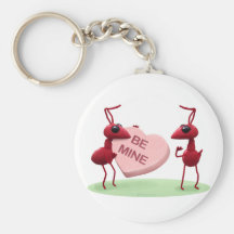 Cute Valentines' Day Ants Key Chains