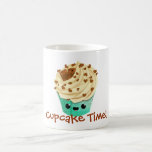 Cute Vanilla Chocolate Cupcake Coffee Mug