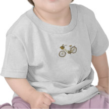 cute vintage bicycle tshirt