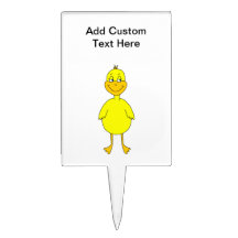 Cute Yellow Duck. Cake Toppers