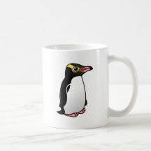 Cute Yellow-eyed Penguin Coffee Mug