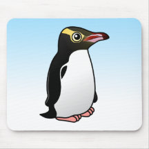 Cute Yellow-eyed Penguin Mouse Pads