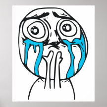Cuteness Overload Cute Rage Face Meme Posters