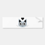 Cutest Blue Cat Bumper Stickers