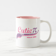 Cutie Pi Math Geek Girl mug