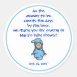 Cutietoots Baby Shower Party Favour Sticker