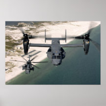 CV-22 Osprey and MH-53 Pave Low Print