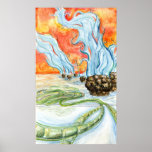 Cyanobacteria Art Print