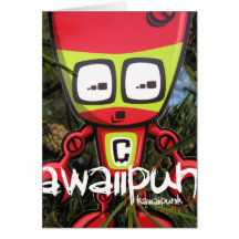Cyborg Mascot Card